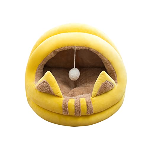 PETCUTE Katzenhöhle Katzenbett,Waschbar Katzenzelt Katzenkorb für Katzen und Hunde,Winter Hundebett,Haustiernest, das für Katzen, Kätzchen, Welpen,Bequeme Katzenkissen mit rutschfeste Unterseite PETCUTE Katzenhöhle Katzenbett,Waschbar Katzenzelt Katzenkorb für Katzen und Hunde,Winter Hundebett,Haustiernest, das für Katzen, Kätzchen, Welpen,Bequeme Katzenkissen mit rutschfeste Unterseite von PETCUTE