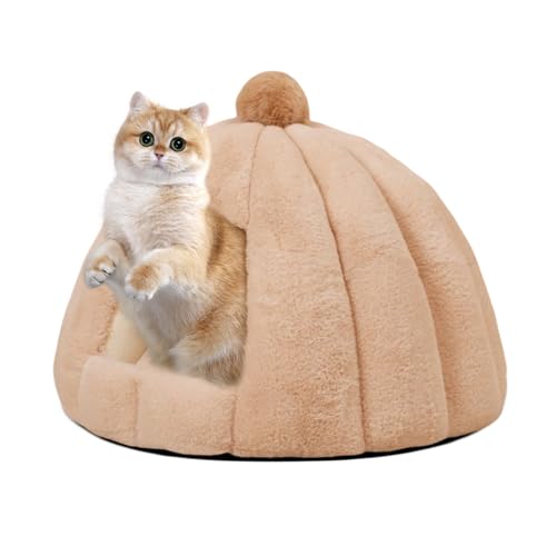 PETCUTE Katzenhöhle Katzenkorb für große Katzen,Waschbar Haustierhöhle Katzenbett für Katzen und Hunde,Super Weich Hundebett mit Waschbarem Kissen,Katzenhaus Haustierbett mit rutschfeste Unterseite PETCUTE Katzenhöhle Katzenkorb für große Katzen,Waschbar Haustierhöhle Katzenbett für Katzen und Hunde,Super Weich Hundebett mit Waschbarem Kissen,Katzenhaus Haustierbett mit rutschfeste Unterseite von PETCUTE