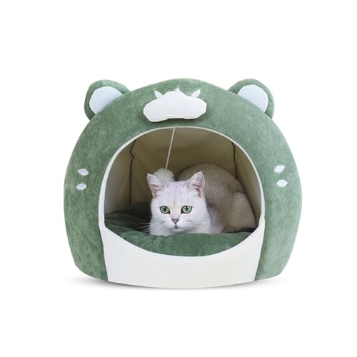 PETCUTE Katzenhöhle große Katzen,Katzenbett mit Abnehmbares Kissen,rutschfeste Unterseite,Katzenzelt für Kätzchen kleine,mittelgroße Haustier,Weiches und Warmes Haustierhöhle Katzenhaus für Drinnen PETCUTE Katzenhöhle große Katzen,Katzenbett mit Abnehmbares Kissen,rutschfeste Unterseite,Katzenzelt für Kätzchen kleine,mittelgroße Haustier,Weiches und Warmes Haustierhöhle Katzenhaus für Drinnen von PETCUTE