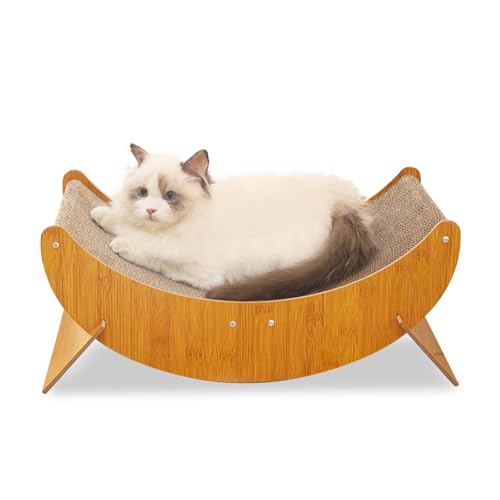PETCUTE Katzenkratzbrett,2 in 1 Kratzpappe für Katzen,Wellpappe Katze Kratzmatte für Indoor-Katzen als Möbelschutz,Austauschbar,Holzstruktur Kratz Pads Katzenliege,Vielseitig Einsetzbar PETCUTE Katzenkratzbrett,2 in 1 Kratzpappe für Katzen,Wellpappe Katze Kratzmatte für Indoor-Katzen als Möbelschutz,Austauschbar,Holzstruktur Kratz Pads Katzenliege,Vielseitig Einsetzbar von PETCUTE