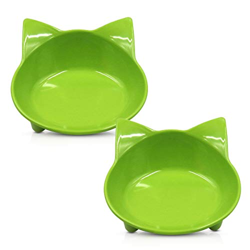 PETCUTE Katzennäpfe Fressnapf Katze rutschfeste Katzennäpfe Futternapf Wassernapf Tierfütterungsschüssel 2 Stück für Katzen und kleine Hunde PETCUTE Katzennäpfe Fressnapf Katze rutschfeste Katzennäpfe Futternapf Wassernapf Tierfütterungsschüssel 2 Stück für Katzen und kleine Hunde von PETCUTE