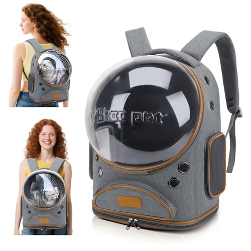 PETCUTE Katzenrucksack Große Katzen,Belüftet Hunderucksack bis zu 10kg,Raumkapsel-Design,Haustier Rucksack für Katzen und Kleine Hunde,Faltbare Hundetasche mit Mesh-Fenster,für Reisen,Wandern PETCUTE Katzenrucksack Große Katzen,Belüftet Hunderucksack bis zu 10kg,Raumkapsel-Design,Haustier Rucksack für Katzen und Kleine Hunde,Faltbare Hundetasche mit Mesh-Fenster,für Reisen,Wandern von PETCUTE