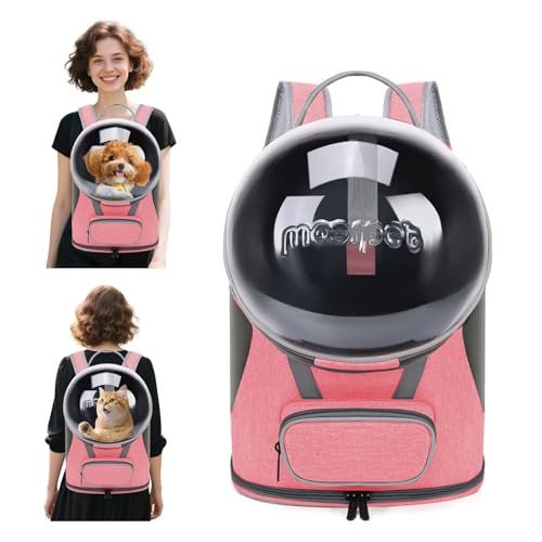 PETCUTE Katzentragerrucksack,Faltbare Haustier-Tragerucksack für Kleine und mittelgroße Katzen,Welpen,Hunde,Haustier Kapsel-Rucksack mit Innerer Sicherheitsleine,für Reisen,Wandern,Camping PETCUTE Katzentragerrucksack,Faltbare Haustier-Tragerucksack für Kleine und mittelgroße Katzen,Welpen,Hunde,Haustier Kapsel-Rucksack mit Innerer Sicherheitsleine,für Reisen,Wandern,Camping von PETCUTE