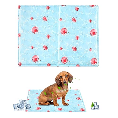 PETCUTE Kühlmatte Hund,Waschbar Kuhlmatte für Hund und Katze mit Ungiftiges Gel,wasserdichte Hunde Kühlmatte für Kisten, Hundehütten und Betten,Kratzfest Langlebiger Tierkühlmatte Sommer PETCUTE Kühlmatte Hund,Waschbar Kuhlmatte für Hund und Katze mit Ungiftiges Gel,wasserdichte Hunde Kühlmatte für Kisten, Hundehütten und Betten,Kratzfest Langlebiger Tierkühlmatte Sommer von PETCUTE