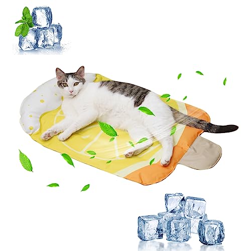 PETCUTE Kühlmatte für Hunde und Katzen,Hunde Kühlmatte Selbstkühlend mit Ungiftiges Gel,Hundekühlmatte Katzen Kaltgelpad für Kleine Haustiere oder Mensch, Automatisches Kühlsystem PETCUTE Kühlmatte für Hunde und Katzen,Hunde Kühlmatte Selbstkühlend mit Ungiftiges Gel,Hundekühlmatte Katzen Kaltgelpad für Kleine Haustiere oder Mensch, Automatisches Kühlsystem von PETCUTE