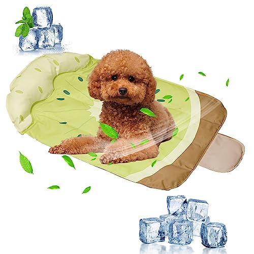 PETCUTE Kühlmatte für Hunde und Katzen,Hunde Kühlmatte Selbstkühlend mit Ungiftiges Gel,Hundekühlmatte Katzen Kaltgelpad für Kleine Haustiere oder Mensch, Automatisches Kühlsystem PETCUTE Kühlmatte für Hunde und Katzen,Hunde Kühlmatte Selbstkühlend mit Ungiftiges Gel,Hundekühlmatte Katzen Kaltgelpad für Kleine Haustiere oder Mensch, Automatisches Kühlsystem von PETCUTE