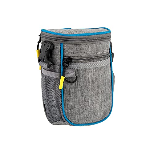 PETCUTE Leckerlibeutel für Hunde,Faltbar Hundetraining Futterbeutel mit Verstellbarer Gürtel,Wasserdicht Multifunktionale Hundesnackbeutel Futtertasche mit Kotbeutelspender zum Gehen, Wandern, Reise von PETCUTE