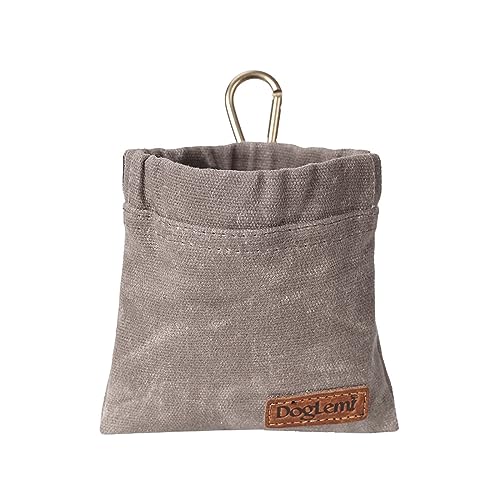 PETCUTE Leckerlibeutel für Hunde,Freihändige Hundeleckerlitasche mit Automatischem Verschluss,Vintage Futterbeutel für das Hundetraining mit Karabiner, Tragbare Welpen Leckerlitasche für Hunde PETCUTE Leckerlibeutel für Hunde,Freihändige Hundeleckerlitasche mit Automatischem Verschluss,Vintage Futterbeutel für das Hundetraining mit Karabiner, Tragbare Welpen Leckerlitasche für Hunde von PETCUTE