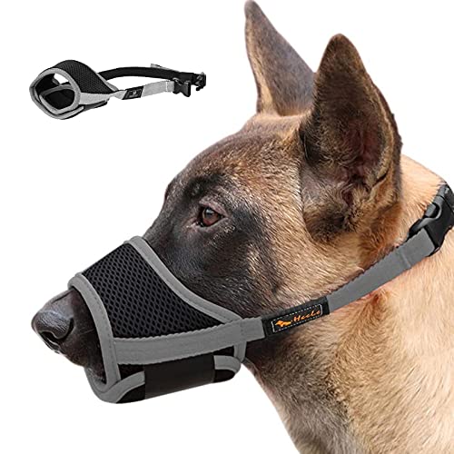 PETCUTE Maulkorb Für Hunde,Hunde Maulkorb mit Verstellbarer Schlaufe Atmungsaktiv, Sicherer, Maulkorb Für Kleine, Mittelgroße Hunde, Hundemaulkorb,Verhindert Das Beißen, Kauen Und Bellen PETCUTE Maulkorb Für Hunde,Hunde Maulkorb mit Verstellbarer Schlaufe Atmungsaktiv, Sicherer, Maulkorb Für Kleine, Mittelgroße Hunde, Hundemaulkorb,Verhindert Das Beißen, Kauen Und Bellen von PETCUTE
