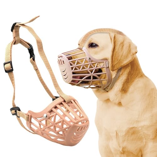 PETCUTE Maulkorb Hund,Korbmaulkorb füR Hunde,Verstellbar und Sicher Atmungsaktiv Maulkorb Für Kleine Mittlere Große Hunde mit Wattiertem Nasenstück,Beißschutz,Braun 3XL PETCUTE Maulkorb Hund,Korbmaulkorb füR Hunde,Verstellbar und Sicher Atmungsaktiv Maulkorb Für Kleine Mittlere Große Hunde mit Wattiertem Nasenstück,Beißschutz,Braun 3XL von PETCUTE