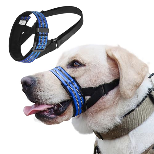 PETCUTE Maulkorb für Hunde,Reflektierender Hunde Maulkorb mit Verstellbarem Gurt, Weicher Stoff,Hundemaulkorb,Können Hecheln und Trinken, Verhindert das Beißen,Bellen und Kauen PETCUTE Maulkorb für Hunde,Reflektierender Hunde Maulkorb mit Verstellbarem Gurt, Weicher Stoff,Hundemaulkorb,Können Hecheln und Trinken, Verhindert das Beißen,Bellen und Kauen von PETCUTE