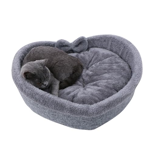 PETCUTE Orthopädisches Hundebett Hundekissen,Herzform Haustiernest für Hunde und Katzen,Plüsch Warmes Katzensofa Hundesofa mit rutschfeste Unterseite,Hundekorb Haustierbett für Winter PETCUTE Orthopädisches Hundebett Hundekissen,Herzform Haustiernest für Hunde und Katzen,Plüsch Warmes Katzensofa Hundesofa mit rutschfeste Unterseite,Hundekorb Haustierbett für Winter von PETCUTE