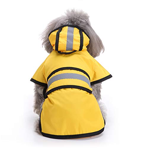 PETCUTE Regenmantel für Haustiere Regenmantel Hund Regenmantel Wasserdicht Regenjacke Hund Haustier welpen Regenmantel von PETCUTE