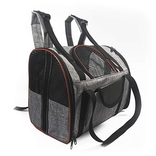 PETCUTE Hundetasche für Kleine Hunde Katzen Hundetragetasche Leicht Tragetasche Hund Katzenbox Flugzeug Handgepäck Braun PETCUTE Hundetasche für Kleine Hunde Katzen Hundetragetasche Leicht Tragetasche Hund Katzenbox Flugzeug Handgepäck Braun von PETCUTE