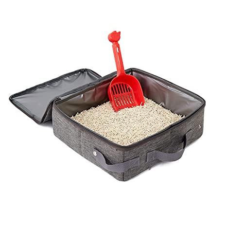 PETCUTE Tragbare Katzentoilette,wasserdichte Katzentoiletten mit Deckel,Faltbare Katzentoilette für Katze mit Seitentasche,Katzentoiletten,Kratzfestes Oxford-Material,Für Outdoor, Park, Zuhause PETCUTE Tragbare Katzentoilette,wasserdichte Katzentoiletten mit Deckel,Faltbare Katzentoilette für Katze mit Seitentasche,Katzentoiletten,Kratzfestes Oxford-Material,Für Outdoor, Park, Zuhause von PETCUTE