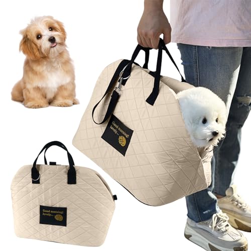 PETCUTE Tragetasche Hund und Katzen,3-in-1 Hundesitz Auto Rückbank,Hundetasche für Kleine Hunde,Atmungsaktiv Katzentragetasche mit Schultergurt,Sicherheitsleine,Haustiertragetasche bis 5 kg PETCUTE Tragetasche Hund und Katzen,3-in-1 Hundesitz Auto Rückbank,Hundetasche für Kleine Hunde,Atmungsaktiv Katzentragetasche mit Schultergurt,Sicherheitsleine,Haustiertragetasche bis 5 kg von PETCUTE