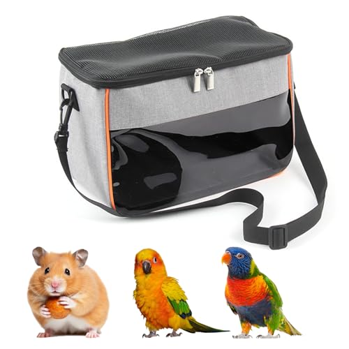 PETCUTE Tragetasche für Hamster,Tragbare Meerschweinchen-Tragetasche mit Herausnehmbare Matte,Schultergurt,Atmungsaktive Handtasche für Rennmäuse, Mäuse, Ratten, Hasen, Eichhörnchen,Kätzchen von PETCUTE