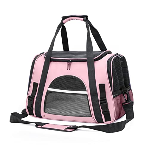 PETCUTE Transportbox für Hunde und Katzen,Faltbare Transporttasche für Katzen Bis 9 kg,Katzentransportbox Hundetragetasche mit Abnehmbarer Matten,Reflektierender Streifen,Schultergurt Verstellbarem PETCUTE Transportbox für Hunde und Katzen,Faltbare Transporttasche für Katzen Bis 9 kg,Katzentransportbox Hundetragetasche mit Abnehmbarer Matten,Reflektierender Streifen,Schultergurt Verstellbarem von PETCUTE