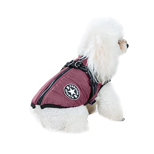 PETCUTE Warme Hundemantel Winter,Wasserdicht Hundemantel mit Geschirr, Hundejacke für Kleine Hunde,Waschbarer Hunde Mantel mit Reflektierender Streifen,Haltbarer D-Ring,für kaltes Wetter PETCUTE Warme Hundemantel Winter,Wasserdicht Hundemantel mit Geschirr, Hundejacke für Kleine Hunde,Waschbarer Hunde Mantel mit Reflektierender Streifen,Haltbarer D-Ring,für kaltes Wetter von PETCUTE