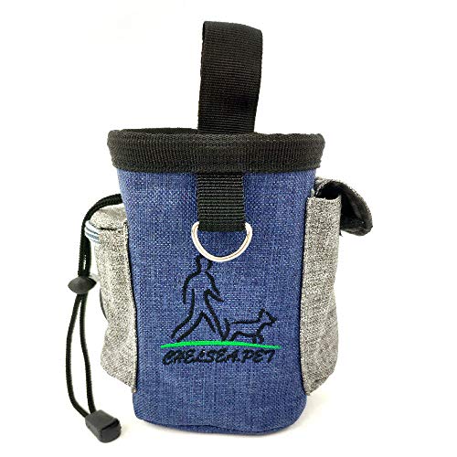 PETEMOO Futterbeutel für Hunde - Leckerlitasche Snack Bag mit Clip & Lasche - Futtertasche für Hundetraining und Ausbildung von PETEMOO