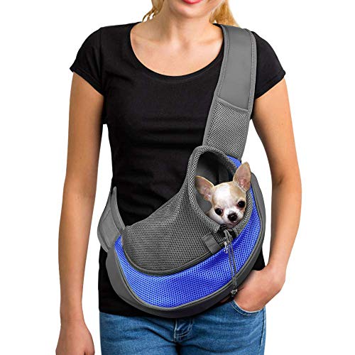 PETEMOO Tragbar Haustier Hunde Katzen Welpen Umhängetasche Reise Träger Schulter Beutel Atmungsaktiv Mesh Transporttasche PETEMOO Tragbar Haustier Hunde Katzen Welpen Umhängetasche Reise Träger Schulter Beutel Atmungsaktiv Mesh Transporttasche von PETEMOO