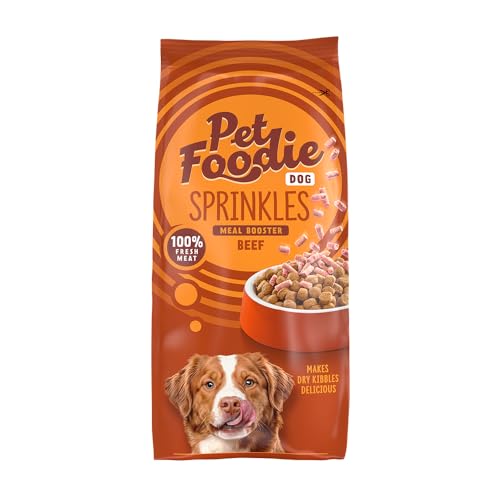 PetFoodie Barf tiefgefroren für alle Hunde - Sprinkles Rind - Tiefkühlfutter, Hundefutter - natürlich, ohne künstliche Farb- & Aromastoffe, ohne Konservierungsstoffe, glutenfrei, 10x300g TK-Ware von PETFOODIE