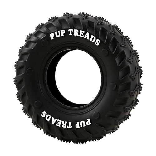 PETFROH Kauspielzeug für Hunde für aggressive Kauer, robuster Gummireifen für mittelgroße und große Hunde PETFROH Kauspielzeug für Hunde für aggressive Kauer, robuster Gummireifen für mittelgroße und große Hunde von PETFROH