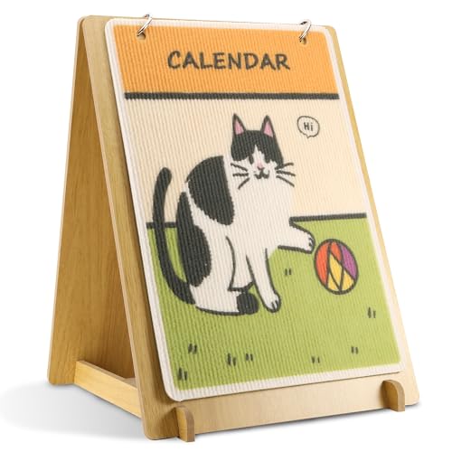 PETFROH Niedliches Katzenkratzbrett, Kalender, Kratzbaum für Indoor-Katzen PETFROH Niedliches Katzenkratzbrett, Kalender, Kratzbaum für Indoor-Katzen von PETFROH