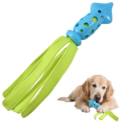 PETFROH Quietschendes Hundespielzeug, keine Füllung, Kauspielzeug, schwimmender Oktopus für Welpen, kleine, mittelgroße und große Hunde PETFROH Quietschendes Hundespielzeug, keine Füllung, Kauspielzeug, schwimmender Oktopus für Welpen, kleine, mittelgroße und große Hunde von PETFROH