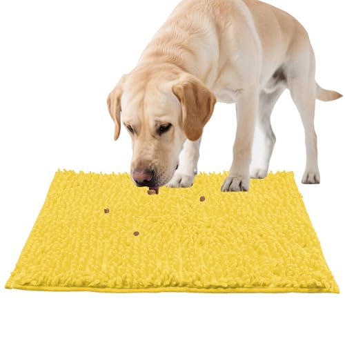PETFROH Slow Feeder Schnüffelmatte für Hunde und Katzen, rutschfest, groß, 60 x 40 cm, langlebige Puzzle-Füttermatte von PETFROH