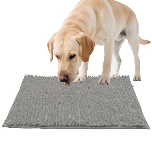 PETFROH Slow Feeder Schnüffelmatte für Hunde und Katzen, rutschfest, groß, 60 x 40 cm, langlebige Puzzle-Füttermatte von PETFROH
