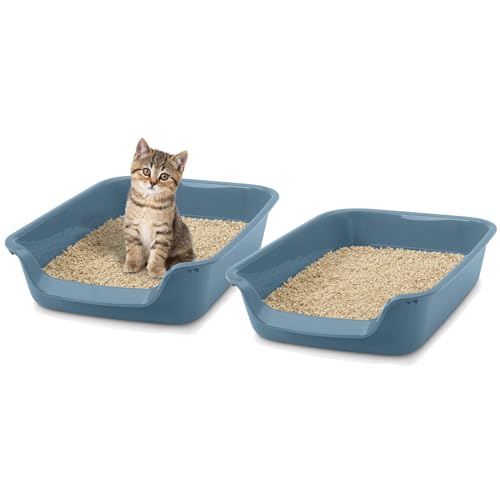 2er Sparpack Schalentoilette Katzentoilette Junior mit extra niedrigem Einstieg 55 x 39 x 13 cm 2er Sparpack Schalentoilette Katzentoilette Junior mit extra niedrigem Einstieg 55 x 39 x 13 cm von PETGARD