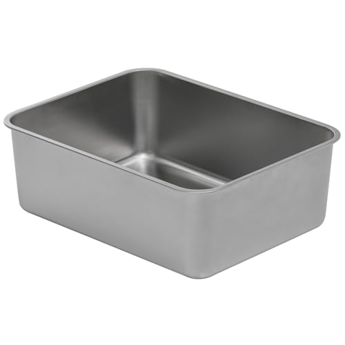 Edelstahlwanne Unterschale Kotwanne für Katzentoiletten Schalentoilette 44 x 34 x 15 cm Edelstahlwanne Unterschale Kotwanne für Katzentoiletten Schalentoilette 44 x 34 x 15 cm von PETGARD