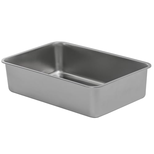 Edelstahlwanne Unterschale Kotwanne für Katzentoiletten Schalentoilette 60 x 40 x 15 cm Edelstahlwanne Unterschale Kotwanne für Katzentoiletten Schalentoilette 60 x 40 x 15 cm von PETGARD