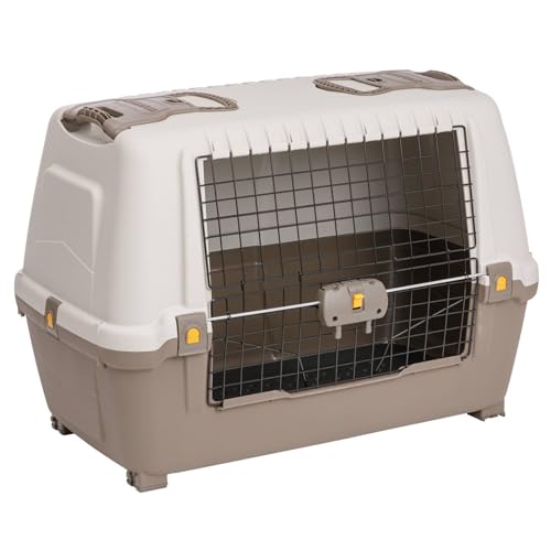 Hundebox Transportbox Autobox Reisetransportbox für Hunde Skudo Car 89 x 51 x 61 cm von PETGARD