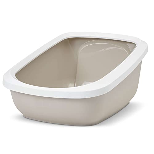 Katzentoilette Katzenklo mit Rand ASEO Jumbo Weiss-beige 67,5 x 48,5 x 28 cm Katzentoilette Katzenklo mit Rand ASEO Jumbo Weiss-beige 67,5 x 48,5 x 28 cm von PETGARD