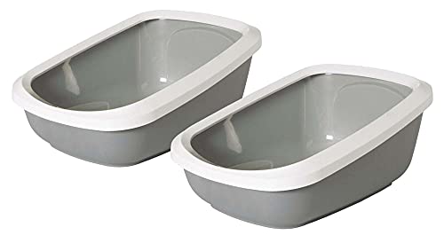 2er Sparpack Katzentoilette Katzenklo mit Rand ASEO Jumbo 2er Sparpack Katzentoilette Katzenklo mit Rand ASEO Jumbo von PETGARD