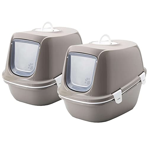 PETGARD 2er Sparpack Katzentoilette REINA Haube u. Siebeinsatz warmgrey PETGARD 2er Sparpack Katzentoilette REINA Haube u. Siebeinsatz warmgrey von PETGARD