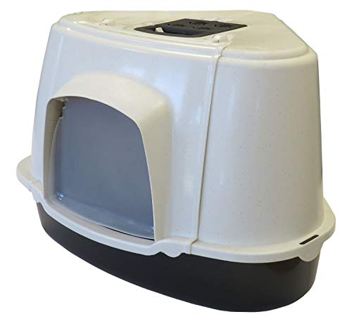 PETGARD XXL Katzen-Klo Orlando Corner - Tier-Toilette - Hauben-Toilette mit Filter - Haustier-Klo - Katzen-Toilette für große Katzenrassen - 70x57x48 cm PETGARD XXL Katzen-Klo Orlando Corner - Tier-Toilette - Hauben-Toilette mit Filter - Haustier-Klo - Katzen-Toilette für große Katzenrassen - 70x57x48 cm von PETGARD