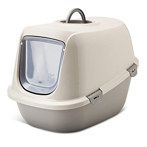 PETGARD Recycling Katzentoilette Katzenklo Haubentoilette Leo Happy Planet 64 x 46 x 45 cm von PETGARD