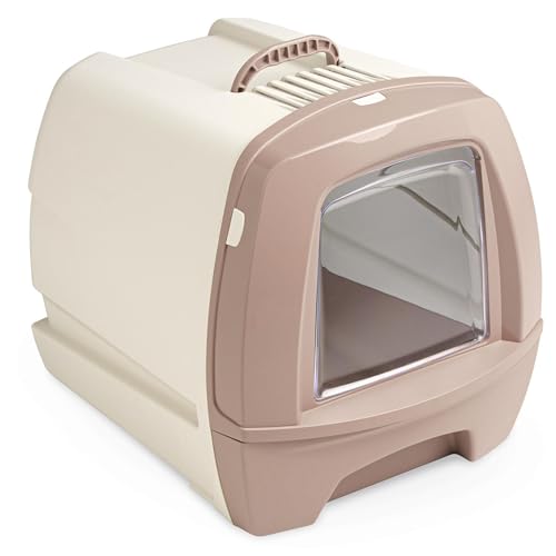 Retro-Katzentoilette Katzenklo mit Schubalde 48,5 x 40 x 41 cm Altrosa-beige Retro-Katzentoilette Katzenklo mit Schubalde 48,5 x 40 x 41 cm Altrosa-beige von PETGARD