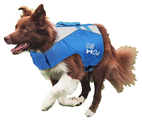 Rettungsweste Schwimmhilfe für Hund Chill Out - Dog Life Jacket - Größe M von PETGARD