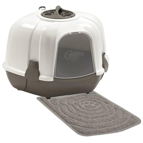 Sparpack Katzentoilette Eck-Toilette Corner für die Ecke 59,5 x 52 x 44,5 cm + große Vorlegematte Sparpack Katzentoilette Eck-Toilette Corner für die Ecke 59,5 x 52 x 44,5 cm + große Vorlegematte von PETGARD