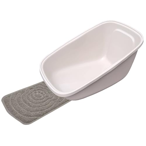 Sparpack XXXL Schalentoilette Katzentoilette Katzenklo Aseo Giant für große Katzen mit großer Vorlegematte Sparpack XXXL Schalentoilette Katzentoilette Katzenklo Aseo Giant für große Katzen mit großer Vorlegematte von PETGARD