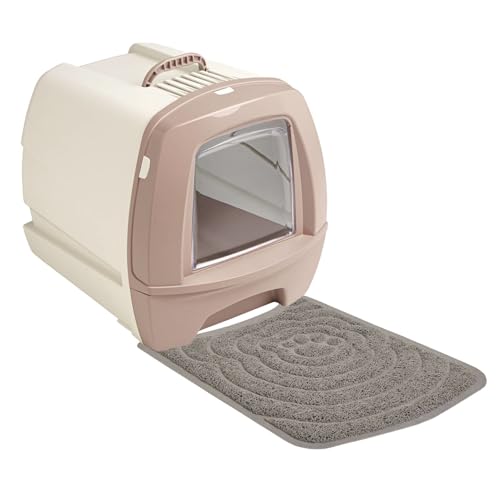 Sparpaket Retro-Katzentoilette Katzenklo mit Schubalde 48,5 x 40 x 41 cm Altrosa-beige inkl. Vorlegematte Sparpaket Retro-Katzentoilette Katzenklo mit Schubalde 48,5 x 40 x 41 cm Altrosa-beige inkl. Vorlegematte von PETGARD