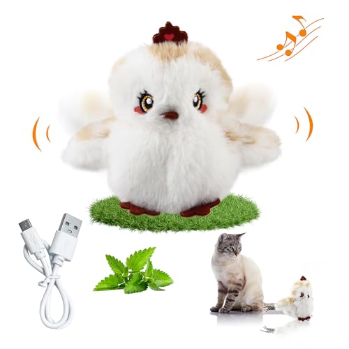 PETGEEK GiGwi Katzenspielzeug, interaktives Vogeljagd-Spielzeug (Prinzessin, flatternd) von PETGEEK