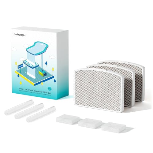 PETGUGU Cat Water Fountain 3 Pack Replacement Filters for PF1/PF1L Automatic Pet Fountain Filter Set Special PETGUGU Cat Water Fountain 3 Pack Replacement Filters for PF1/PF1L Automatic Pet Fountain Filter Set Special von PETGUGU