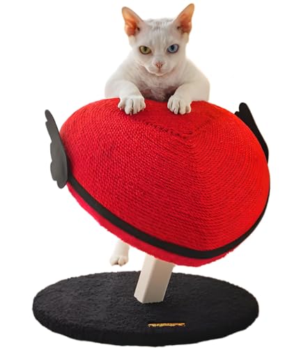 Katzenkratzbaum Sisal Krallenkratzturm für Kätzchen Erwachsene Katzen Indoor Kratzstange Runde Basis Spielzeug Katzenkratzbaum Sisal Krallenkratzturm für Kätzchen Erwachsene Katzen Indoor Kratzstange Runde Basis Spielzeug von PETHOMEL