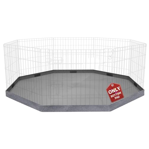 PETIME Untere Abdeckmatte für Hunde-Laufstall, wasserdichte Unterlage, Bodenschutz für den Innen- und Außenbereich, passend für alle 61 cm breiten 8 Paneele, Haustier-Übungslaufstall (Laufgitter nicht PETIME Untere Abdeckmatte für Hunde-Laufstall, wasserdichte Unterlage, Bodenschutz für den Innen- und Außenbereich, passend für alle 61 cm breiten 8 Paneele, Haustier-Übungslaufstall (Laufgitter nicht von PETIME