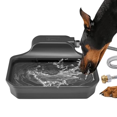 3,827.2 g Automatischer Hund Wassernapf Spender Outdoor Haustier Wasserspender für große Hunde von PETIMI